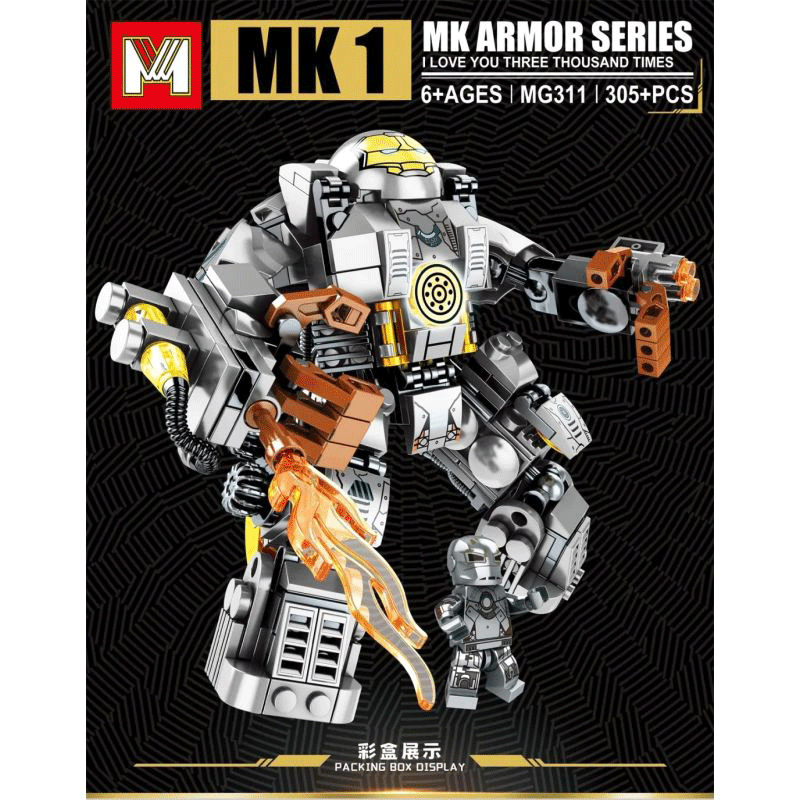 Lego Lắp Ráp Người Sắt Ironman MG311