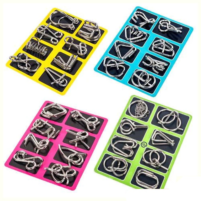 Bộ Khóa Gỉai Đố Kim Loại-Đồ Chơi Thông Minh