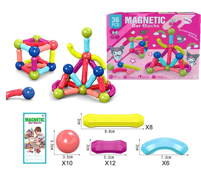 Hộp Ráp Nam Châm 36 Chi Tiết K02