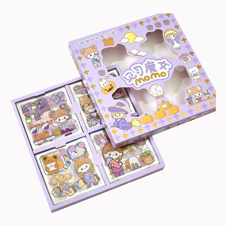 Hộp Hình Dán STICKER Trang Trí