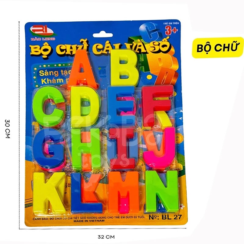 Bộ chử cái-Số bảo long BL27