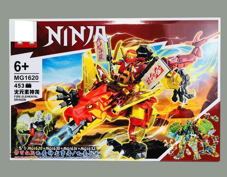 Lego Lắp Ráp Ninjago Rồng MG1620