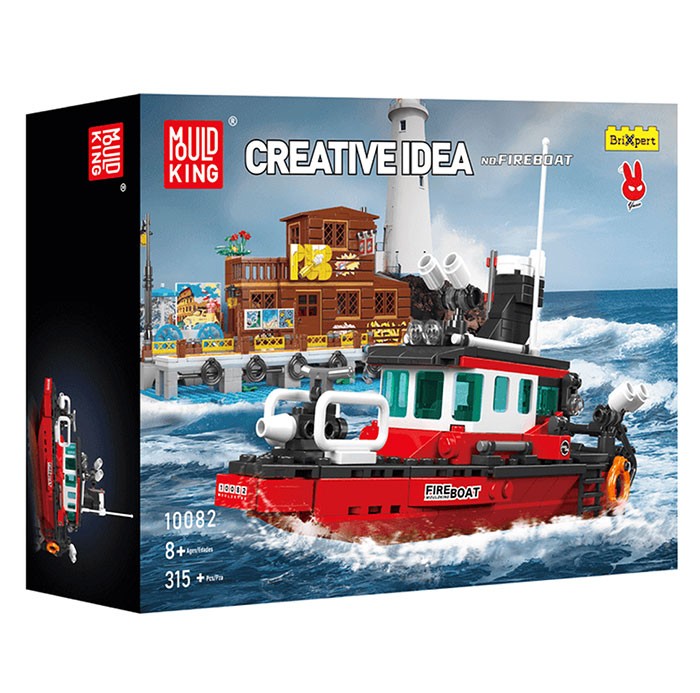 Lego Lắp Ráp Tàu Cứu Hỏa 10082