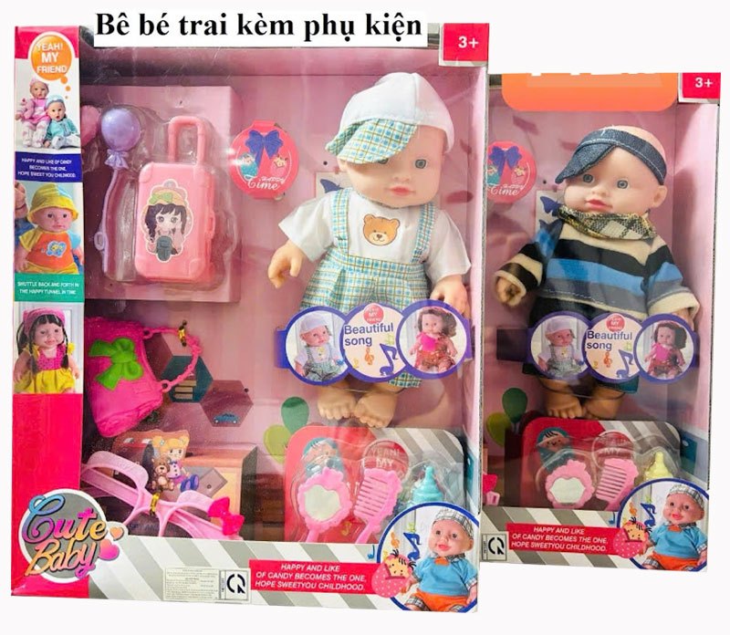 Hộp Bup Bê Trai Phụ Kiện HY2403