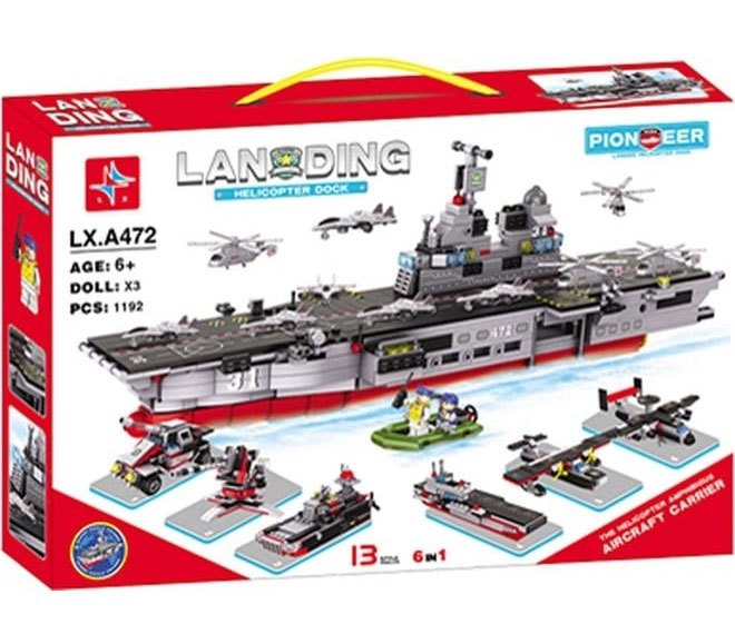 Lego Lắp Ráp Tàu Sân Bay LX.A472