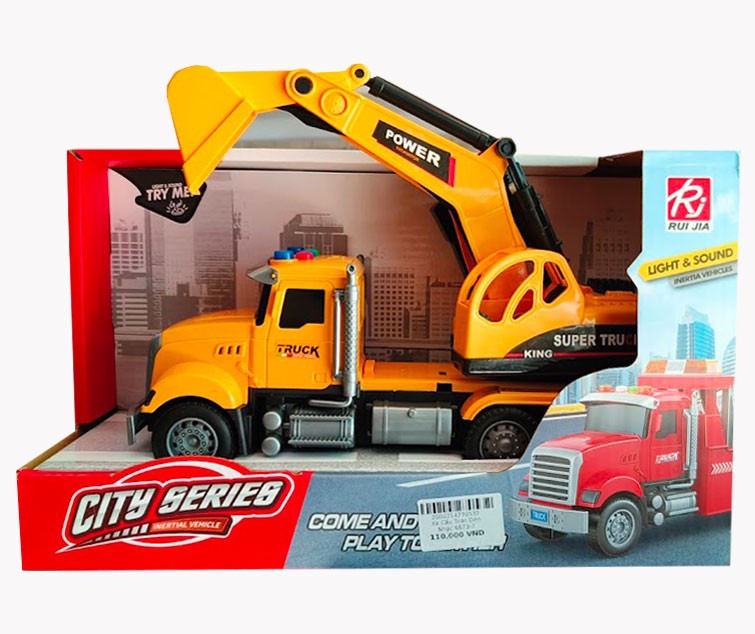Xe Cẩu Trớn Đèn Nhạc RJ6673-7