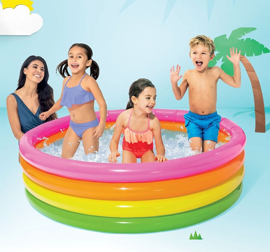 Hồ Phao Intex 4 Tầng Rộng 1m68 Cao 46cm 56441