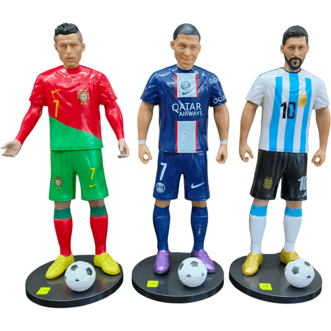 Mô Hình Cầu Thủ Messi-Ronaldo-Mbappe 2024-13