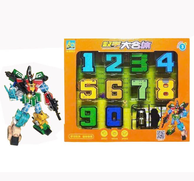 Hộp Ráp Chử Số Robot 188-179