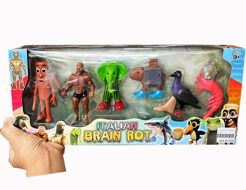 Bộ 6 Con Tung Tung Sahur 9-10 cm