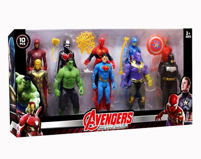Hộp 10 Nhân Vật Siêu Anh Hùng 2010
