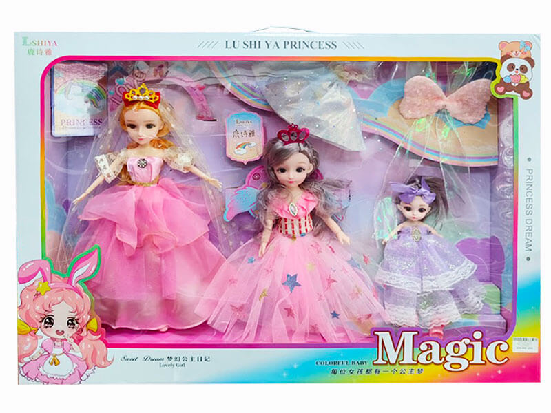 Hộp 3 Búp Bê Phụ Kiện 6324