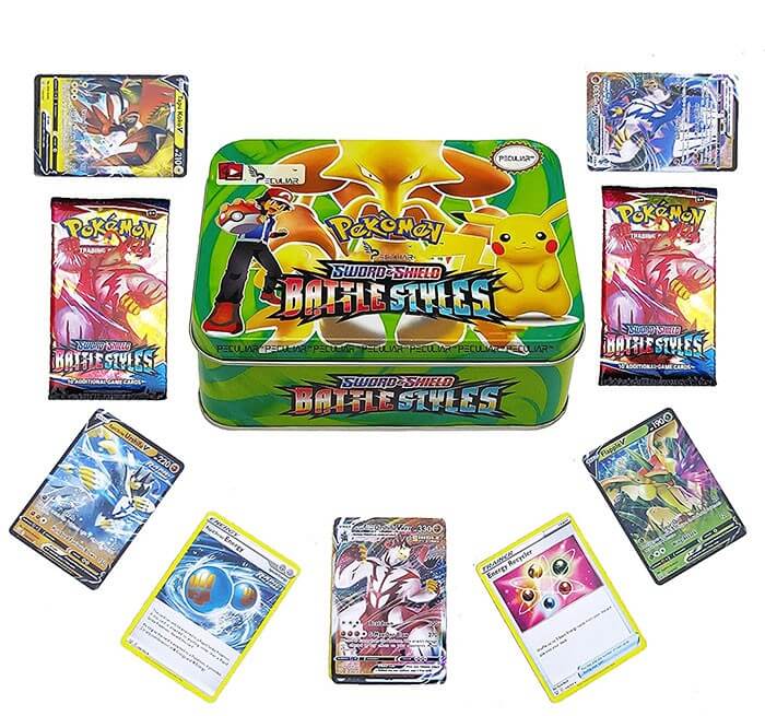Hộp Bài Sắt Pokemon Lớn PK168