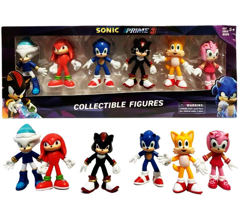 Hộp Mô Hình 6 Nhân Vật Sonic 222-92