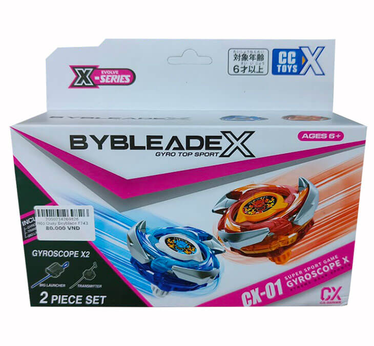 Hộp Quay Beyblade 2 Con F743