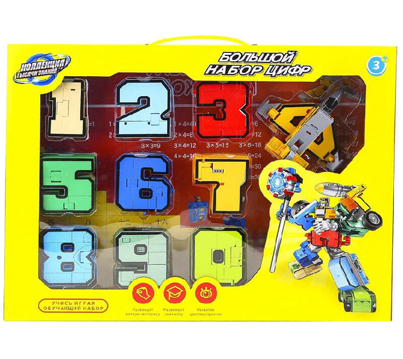 Hộp Ráp Chử Số Robot 188-37