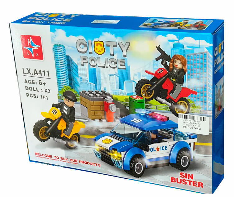 Lego Lắp Ráp Xe POLICE LX.A411