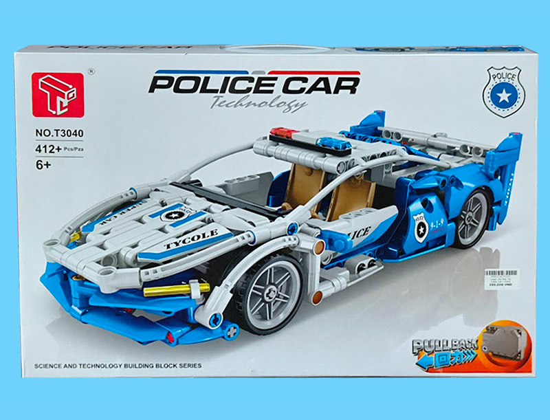 Lego Lắp Ráp Xe Cảnh Sát T3040