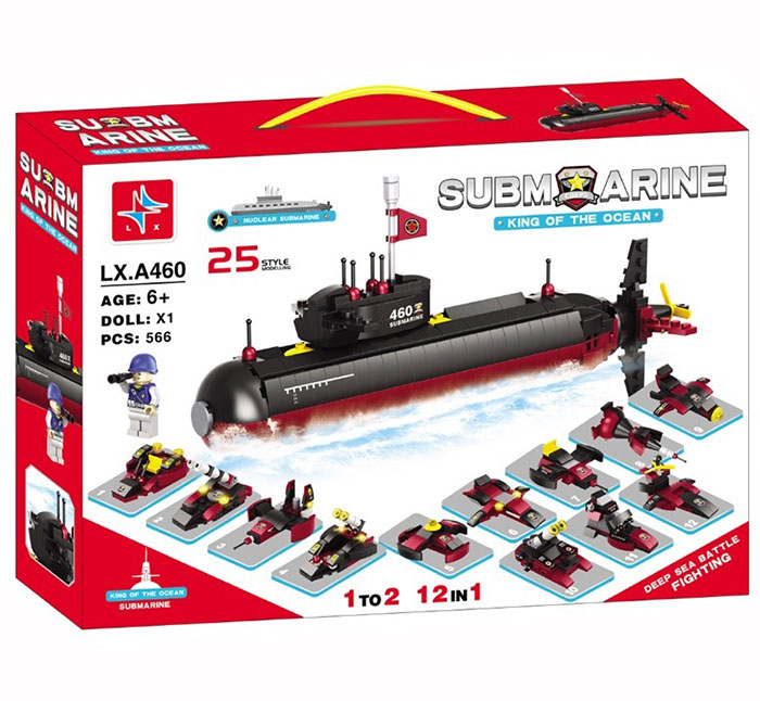 Lego Lắp Ráp Tàu Ngầm LX.A460