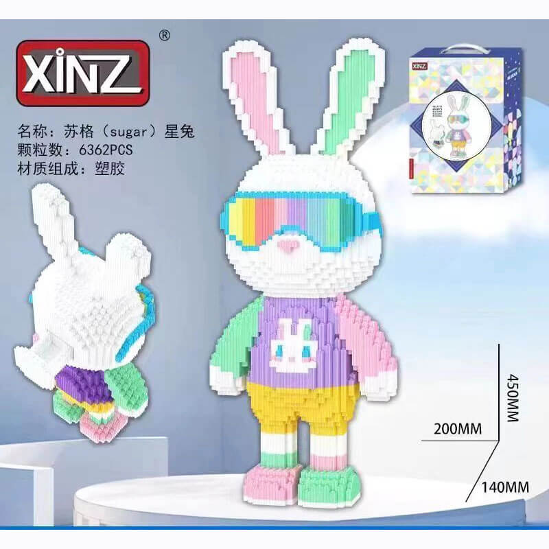 Lego Lắp Ráp Thỏ Aó Tím Hình Thỏ 1777