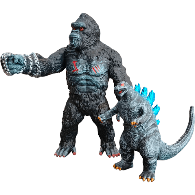 Túi 2 Mô Hình Kinh Kong-Godzila JB019h