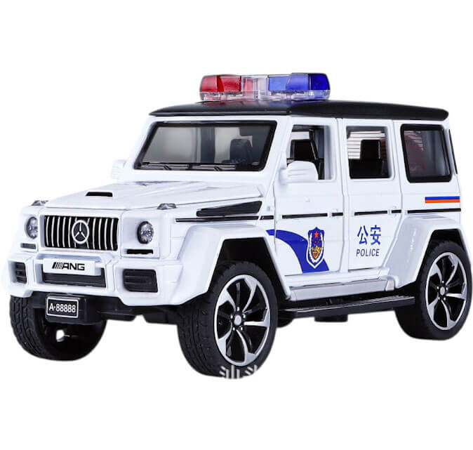 Xe Cảnh Sát Mercedes Benz G63 Mô hình 1:32