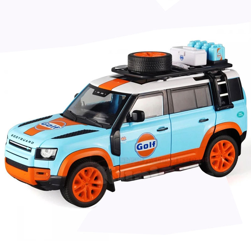 Xe Mô Hình Land Rover Defender 1:24 Kim Loại