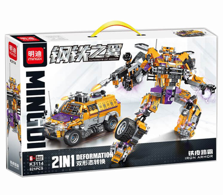 Hộp Lego Robot Biến Hình Xe K3114