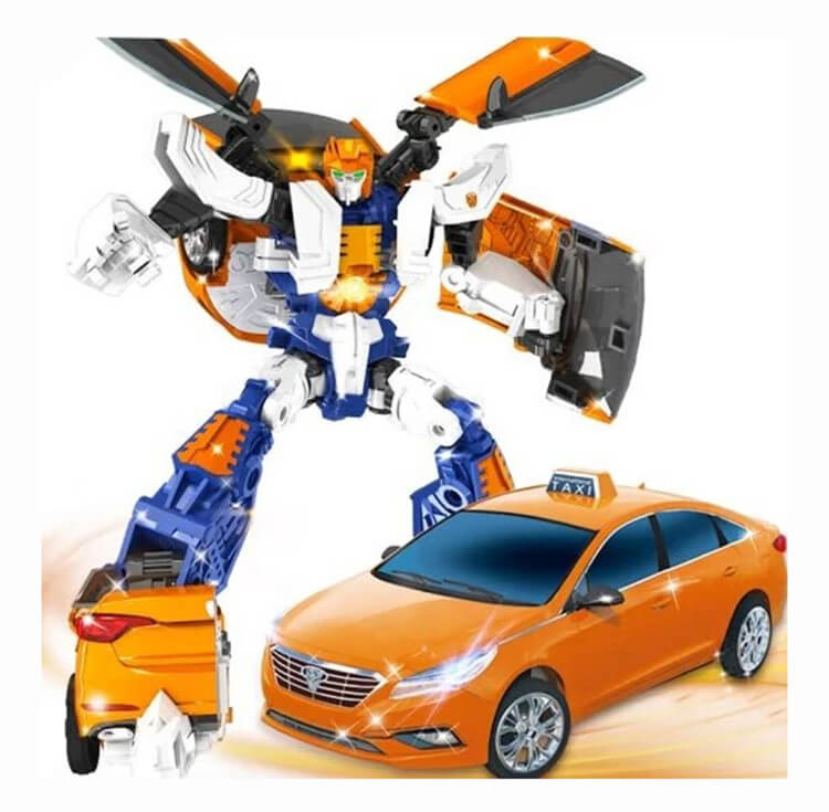Đồ Chơi Lắp Ráp Xe Biến Hình CARBOT TAXI HC2-004O-EXP