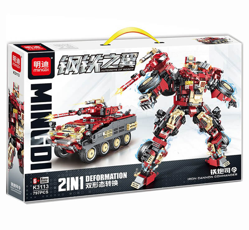 Hộp Lego Robot Biến Hình Xe K3113