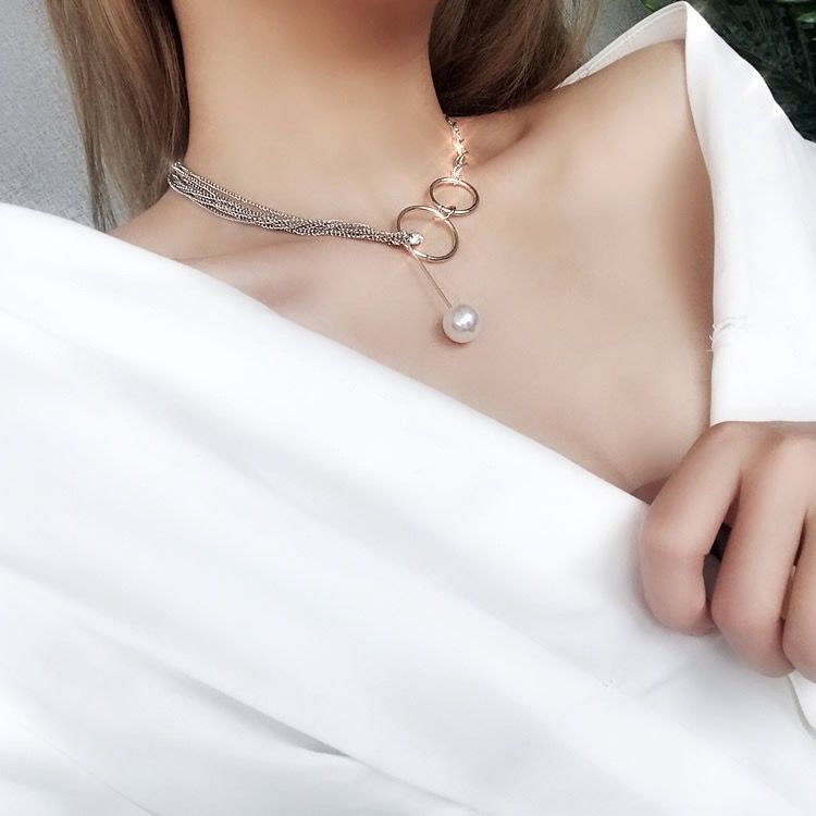 Choker đá ngọc trai