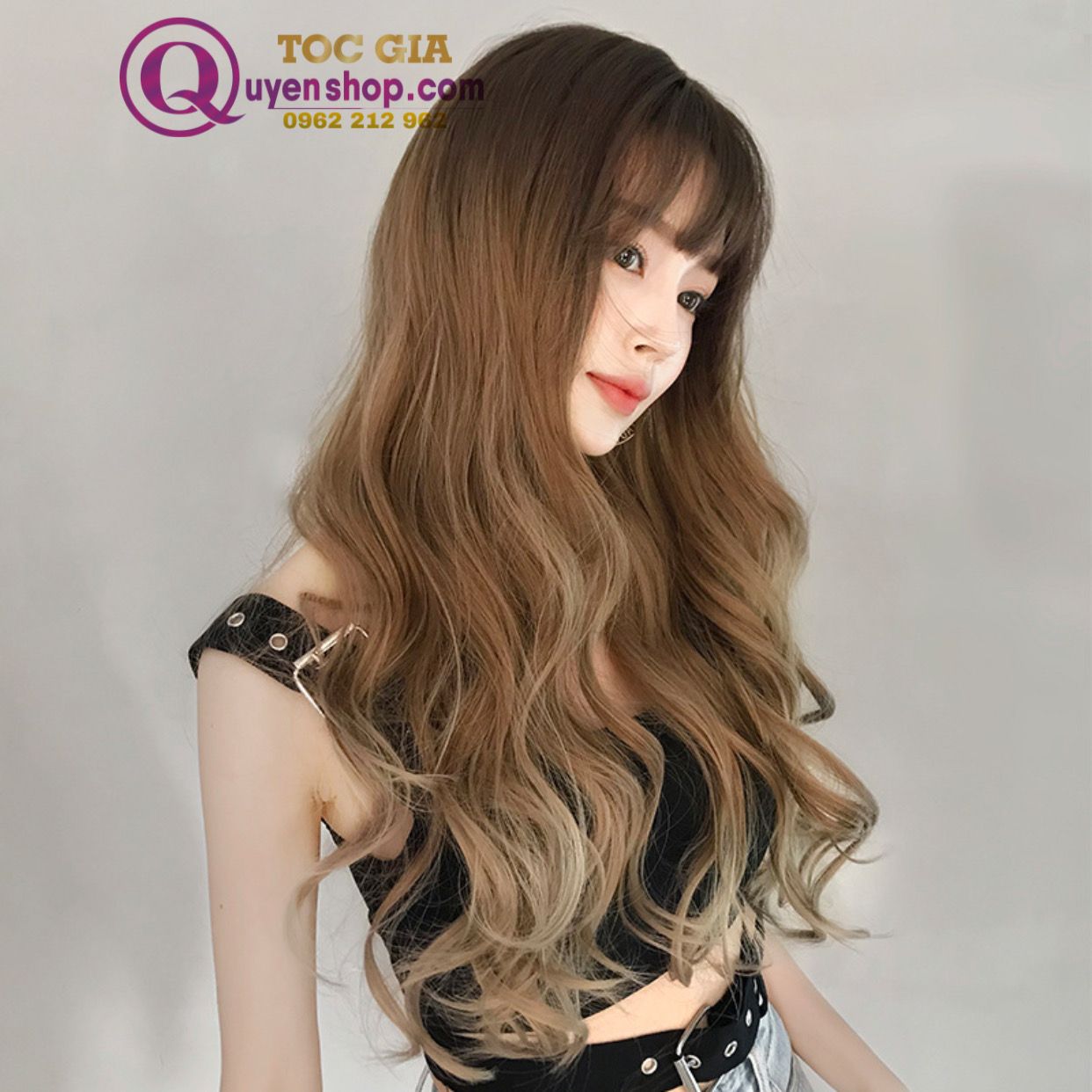 C8285 Bộ Xoăn Ombre Vàng Khói