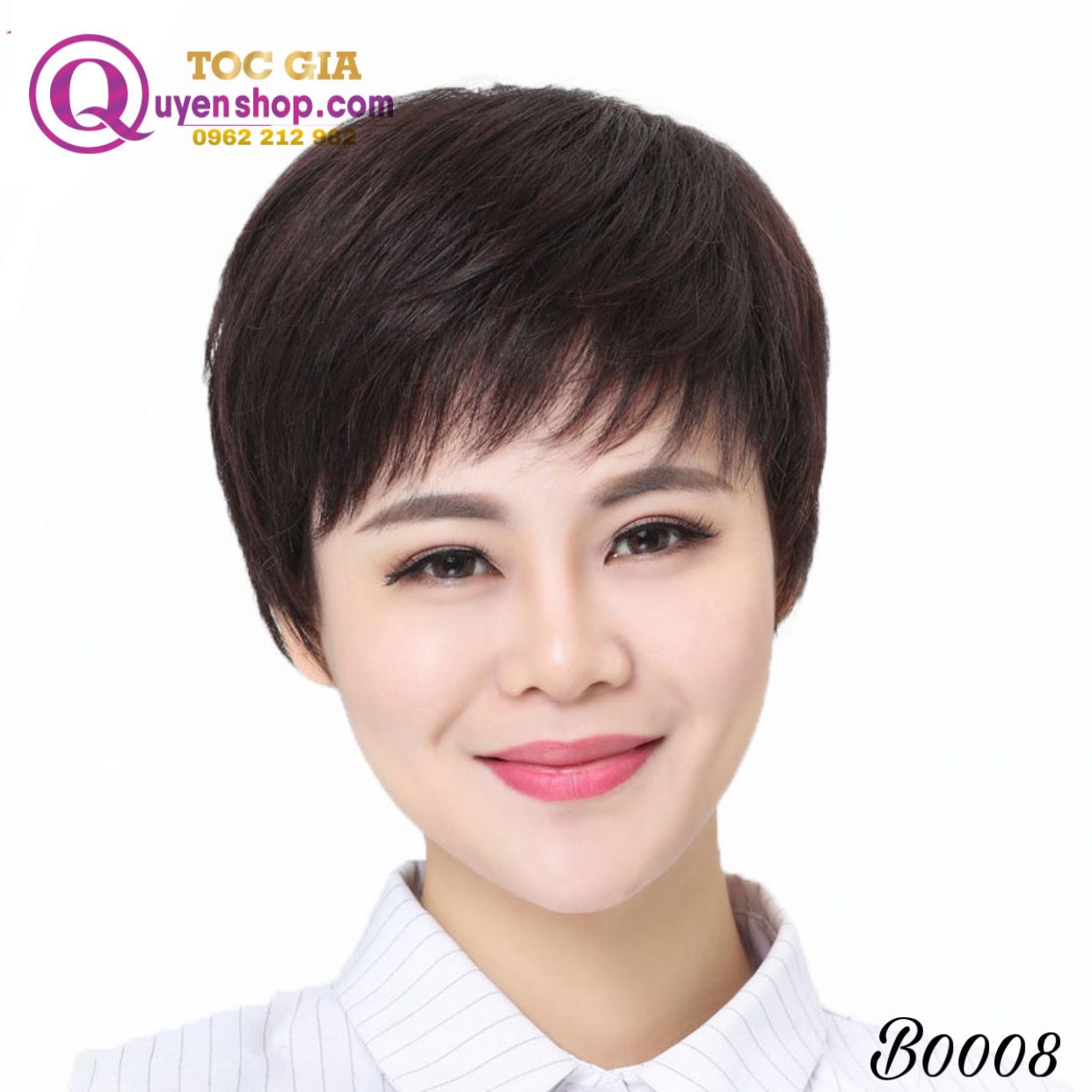 B008 Bộ Tém Thẳng Tóc Thật