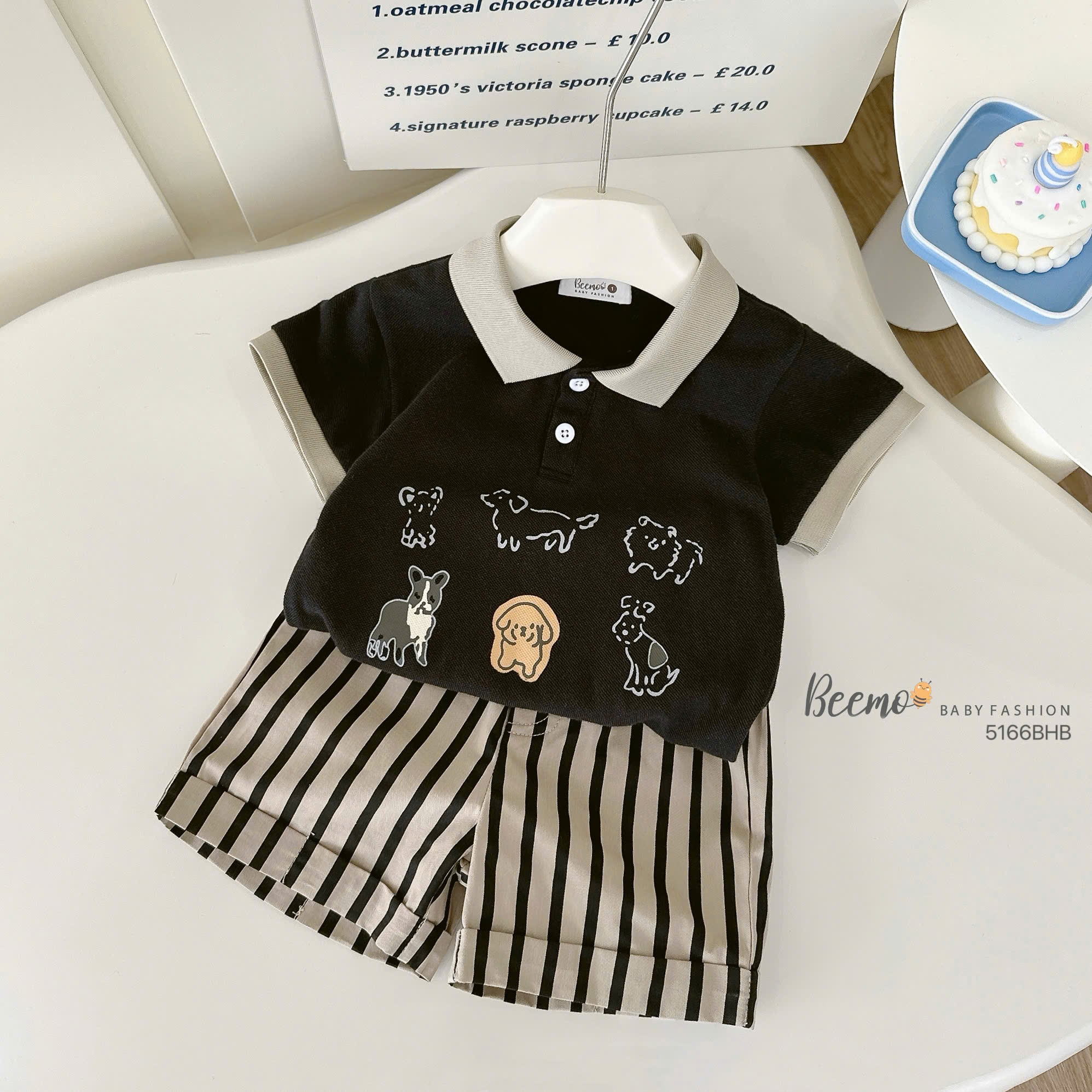 Set polo cún con dễ thương Beemo