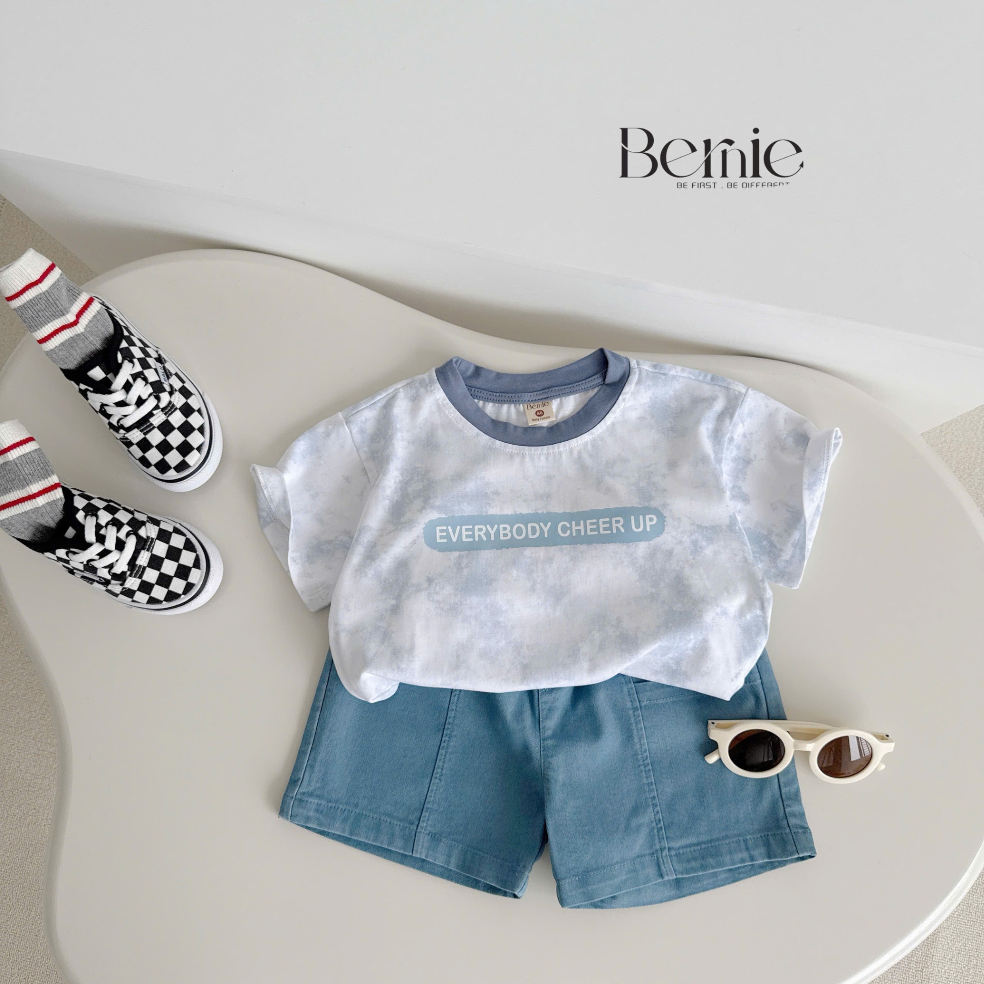 Set loang cheer up quần jeans Bernie