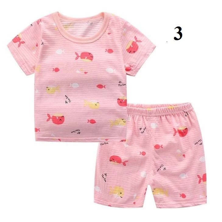 BỘ cotton sợi tre mềm mát cho bé