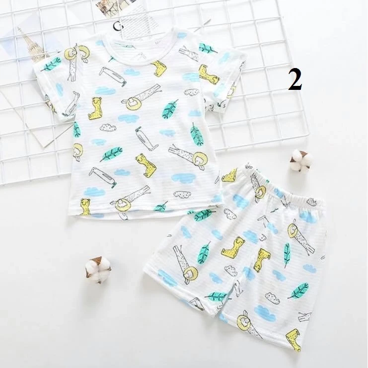 BỘ cotton sợi tre mềm mát cho bé