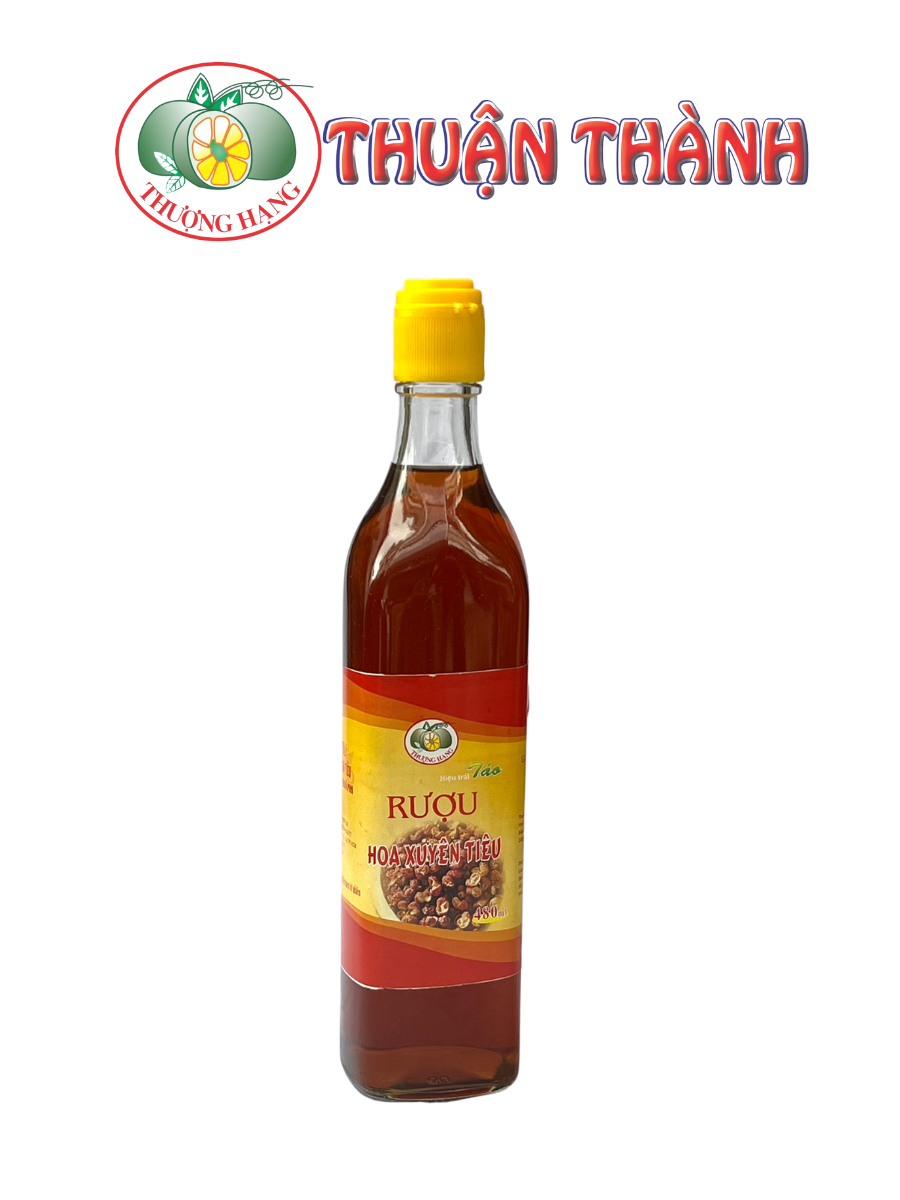 Rượu Hoa Xuyên Tiêu Thuận Thành - Chai sành 480ml- giá 68.000/1 chai