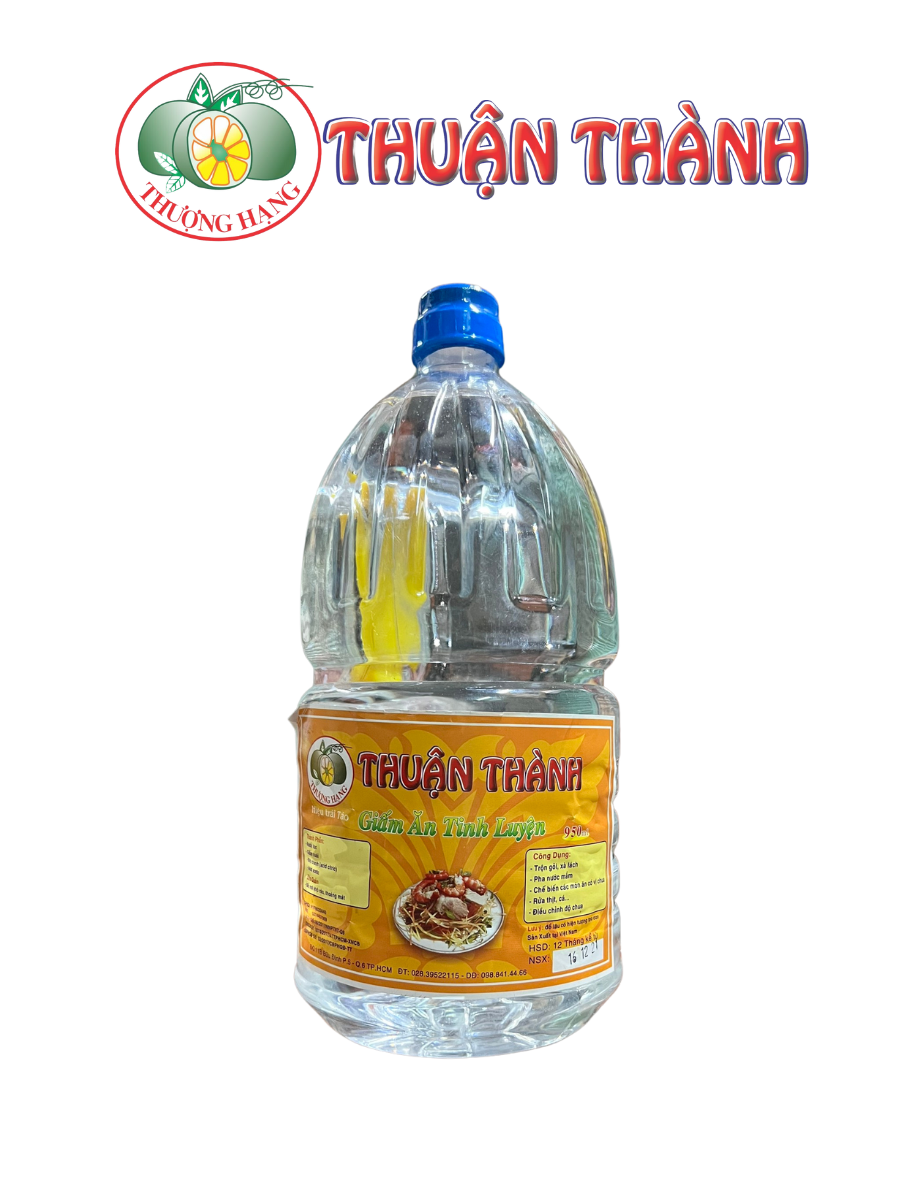 Giấm Ăn Tinh Luyện Thuận Thành - Bình 1.8 lít màu xanh