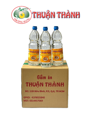 Giấm Ăn Tinh Luyện Thuận Thành - Nắp Xanh 880ml