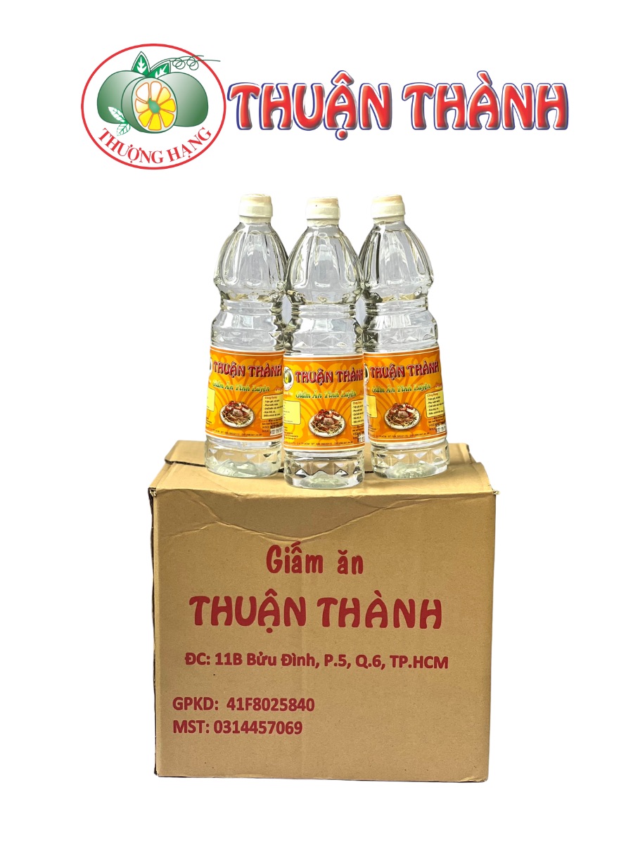 Giấm Ăn Tinh Luyện Thuận Thành -Chai 880 mL