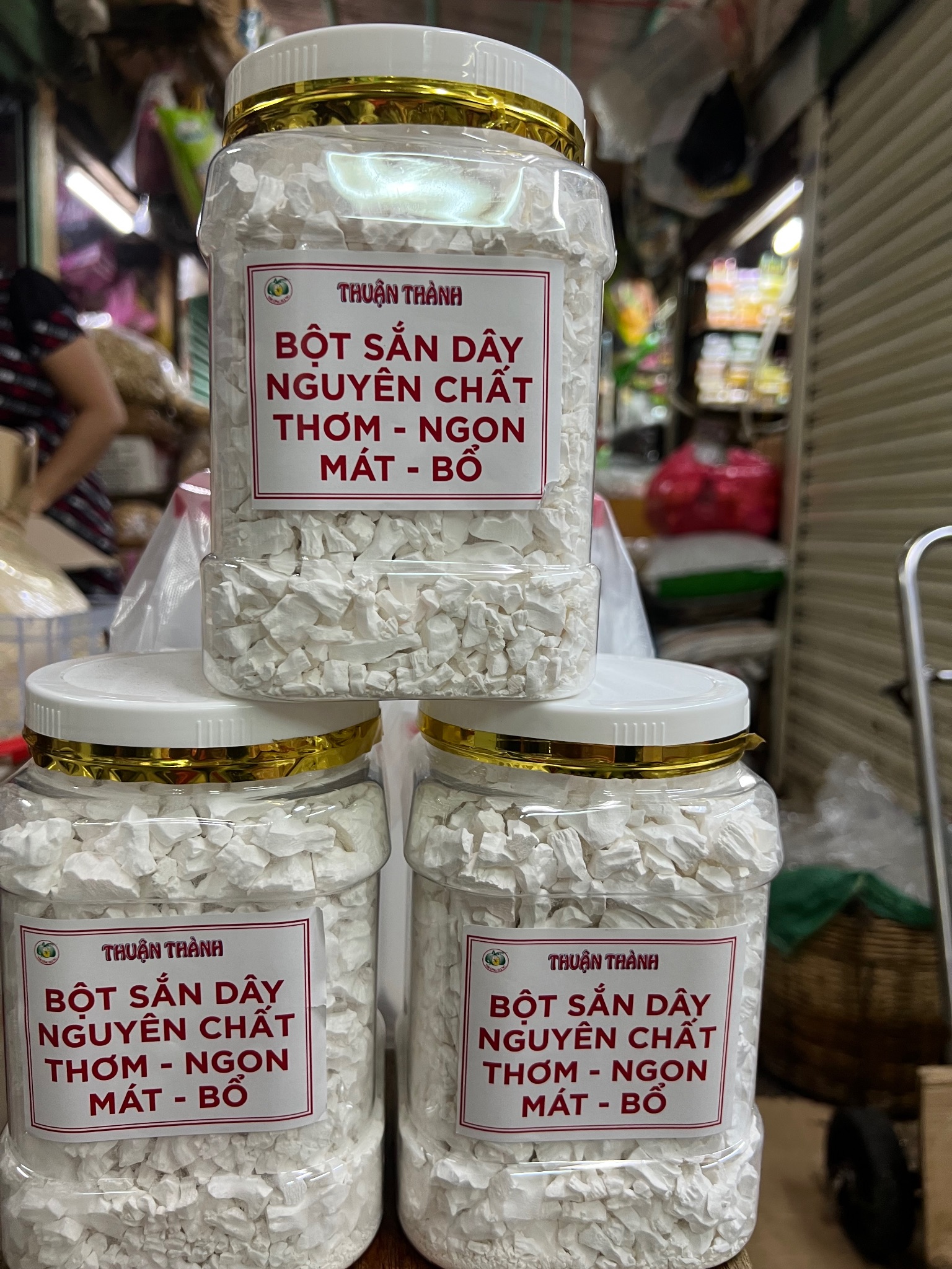 Bột sắn dây Hà Nội- hủ 1kg - giá bán 85.000/1 hủ