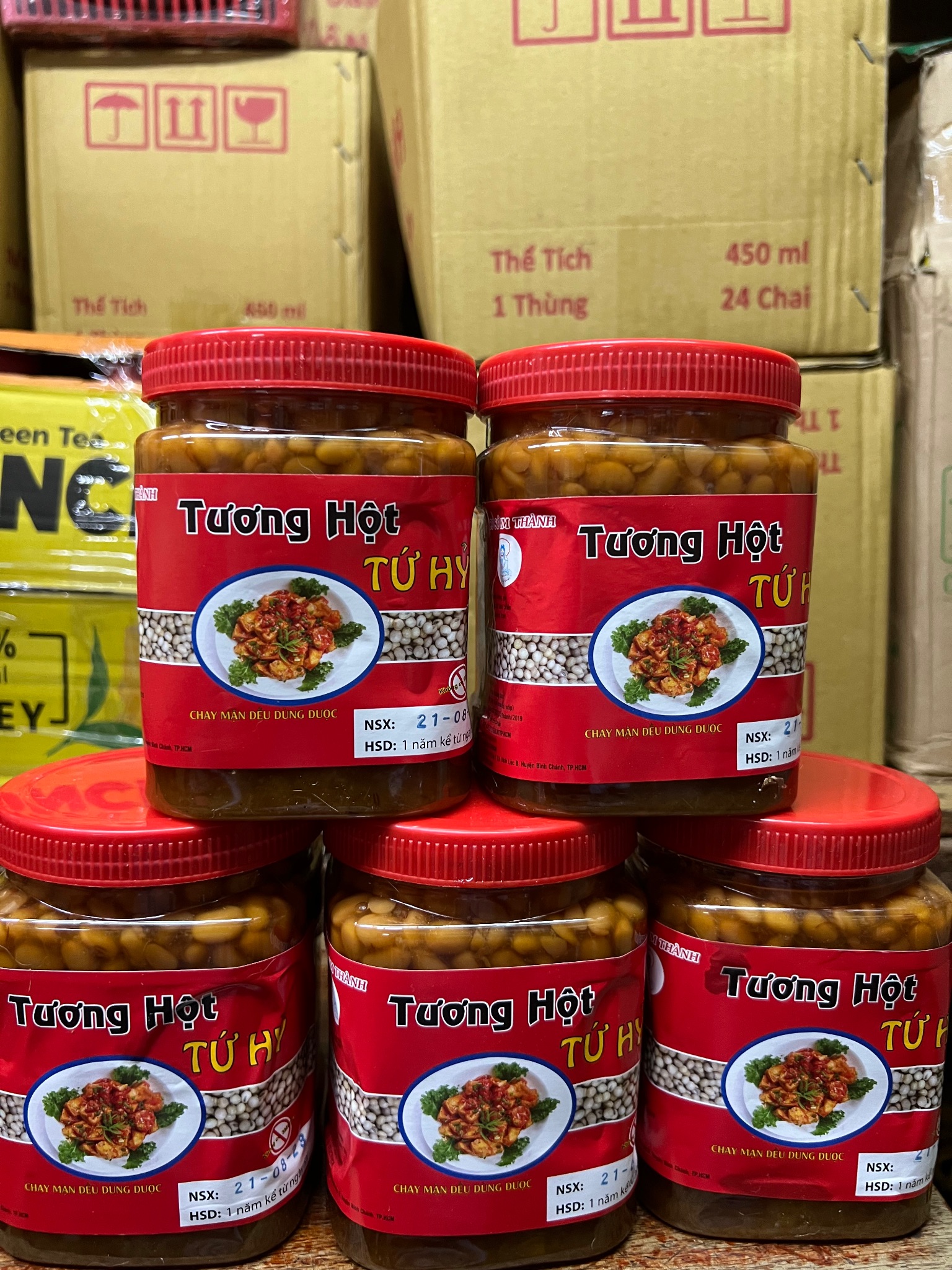 Tương hột Tứ hỷ vàng hủ 1kg