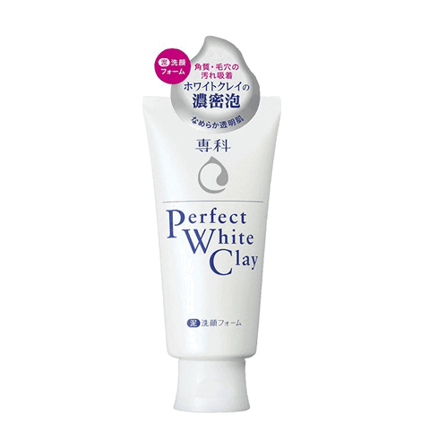 Sữa Rửa Mặt Tạo Bọt Chiết Xuất Đất Sét Trắng Senka Perfect White Clay 120g