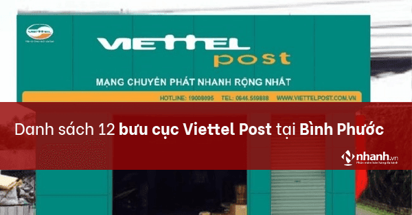 Danh sách 12 bưu cục Viettel Post tại Bình Phước