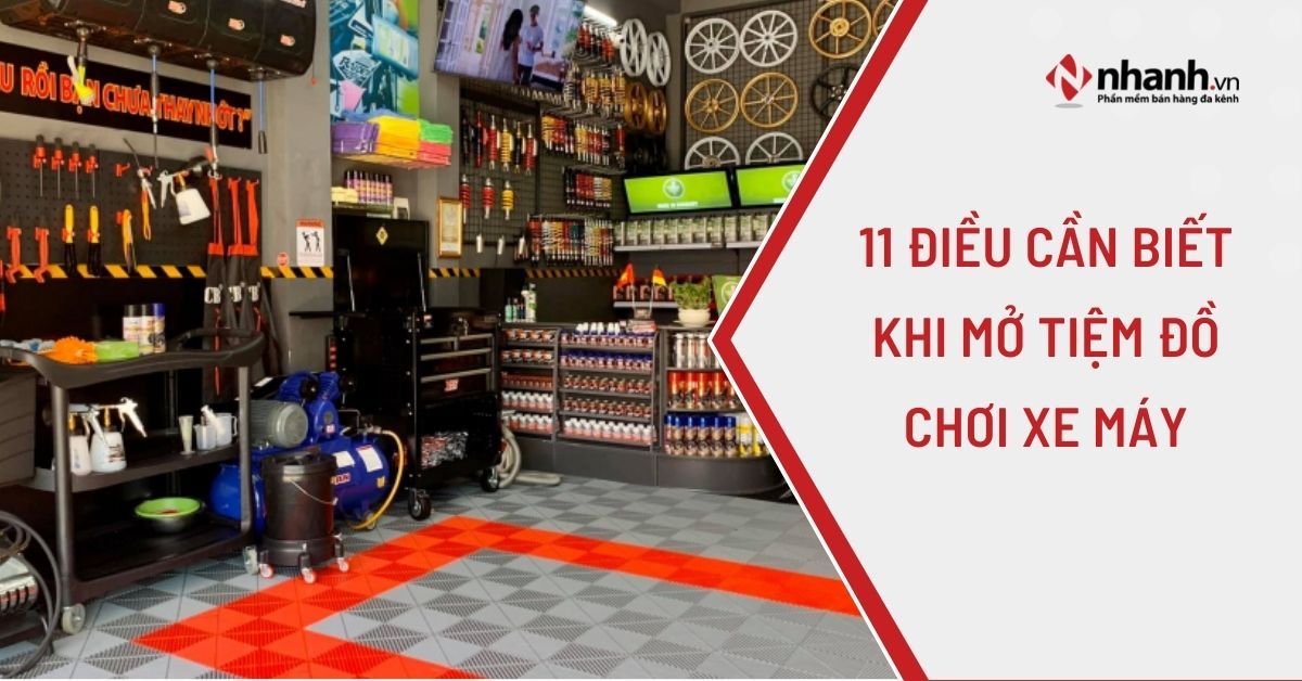 11 điều cần biết khi mở tiệm đồ chơi xe máy