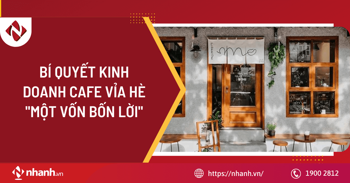 Bí quyết kinh doanh cafe vỉa hè