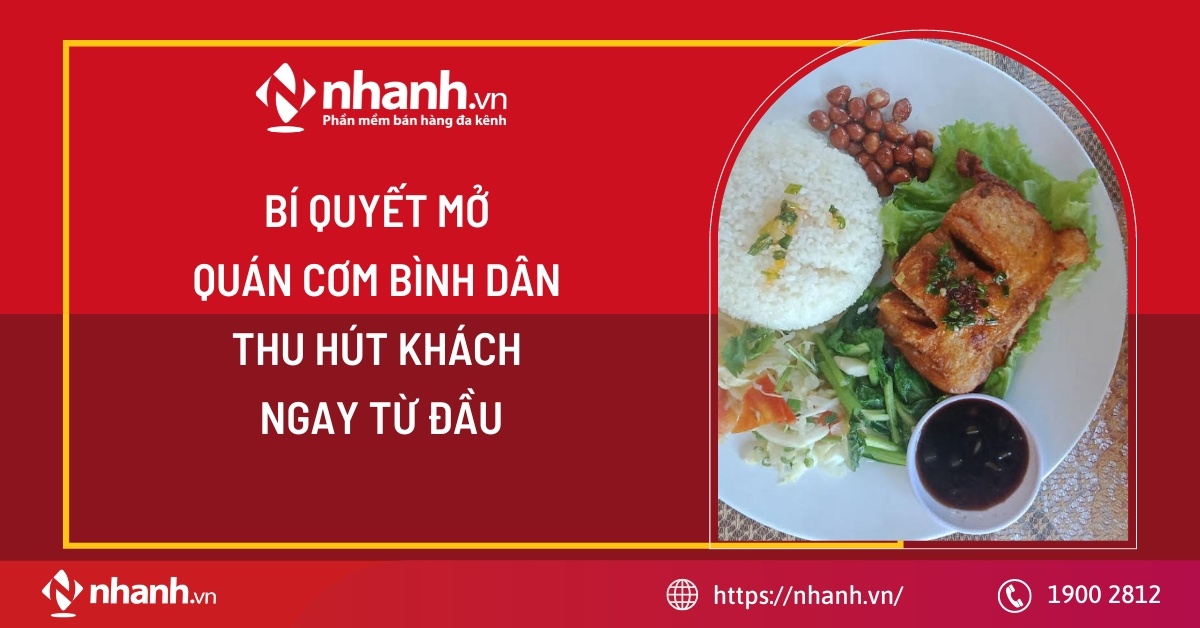 Bí quyết mở quán cơm bình dân thu hút khách ngay từ đầu