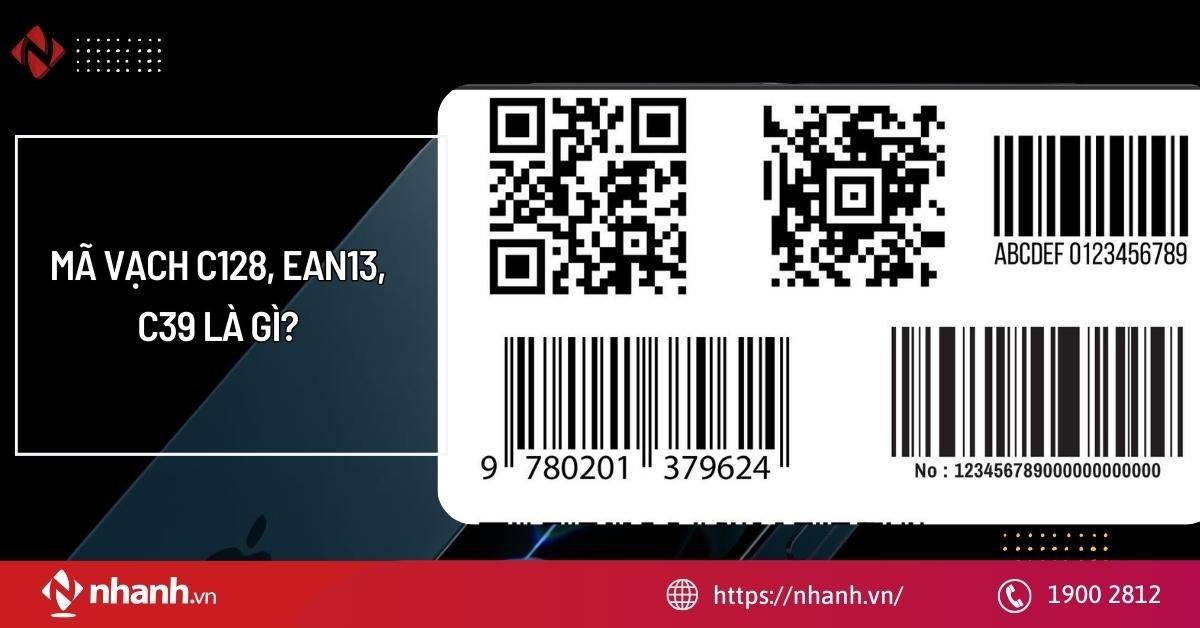 Những điều bạn cần biết về mã vạch C128, EAN13, C39