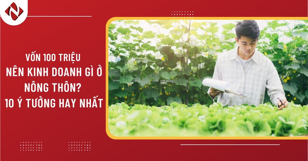 Vốn 100tr nên kinh doanh gì ở nông thôn? 10 Ý tưởng hay nhất
